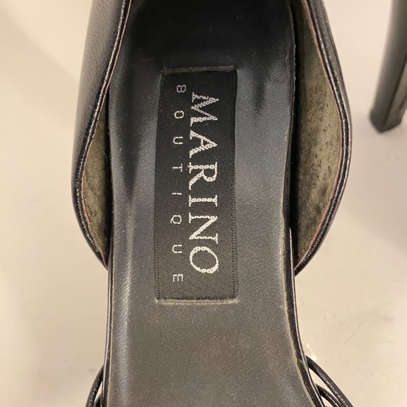 Marino Boutique black high heel shoe - size 6.5M - Picture 8 of 10